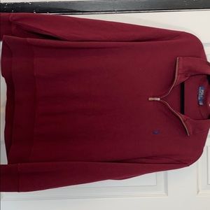 Men Burgundy long sleeve